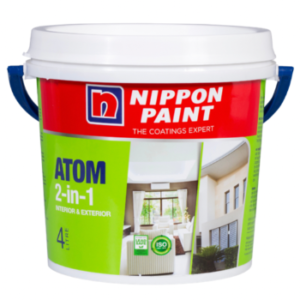 Nippon Atom 2 in 1 paint – Brilliant White (Interior/Exterior)